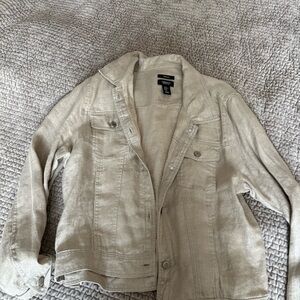 Jones and co Women's Cream Jacket size XL
